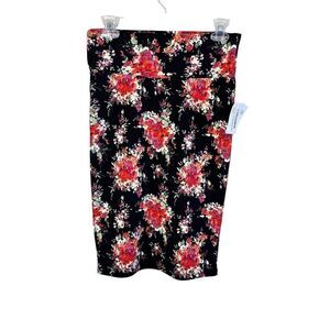 NWT Lularoe Cassie‎ Floral Pencil Skirt Size S